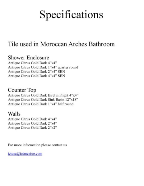 Specifications