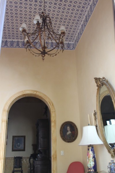 Entry Hall  Ceiling Handmade Tile