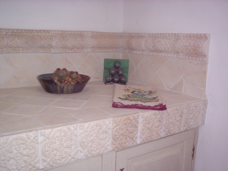 Terrace Bar Moroccan Tile detail