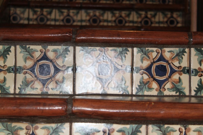 Handmade Tile Stair Riser