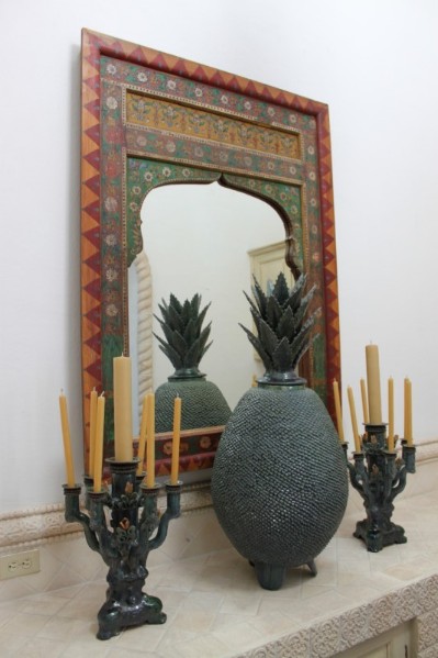 Terrace Bar with Handmade Moroccan Tile